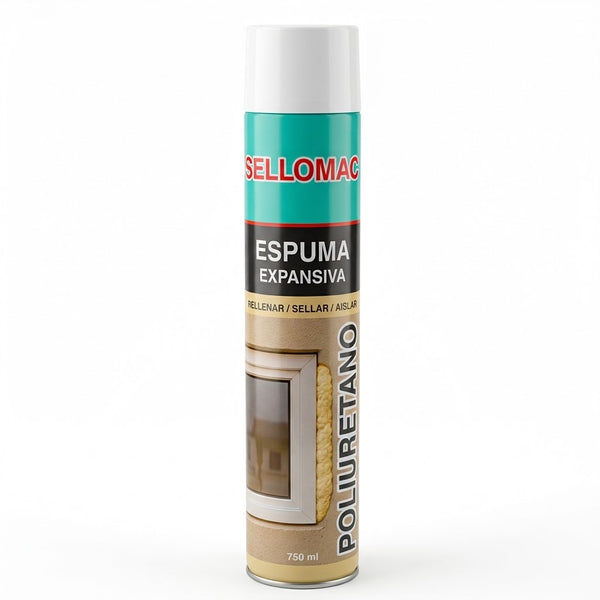 Espuma Expansiva Sellomac Poliuretano 750ML