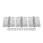 Pack 3 Bisagras Acero Odis 3,5" x 3,5" x 2,0mm - Plata