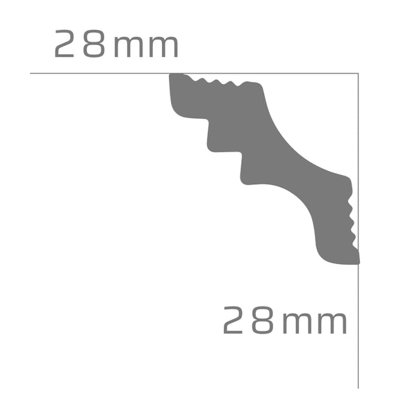 Cornisa Decorativa M-36 36x36mm