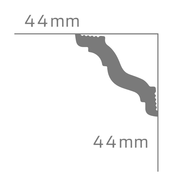 Cornisa Decorativa M-46 44x44mm