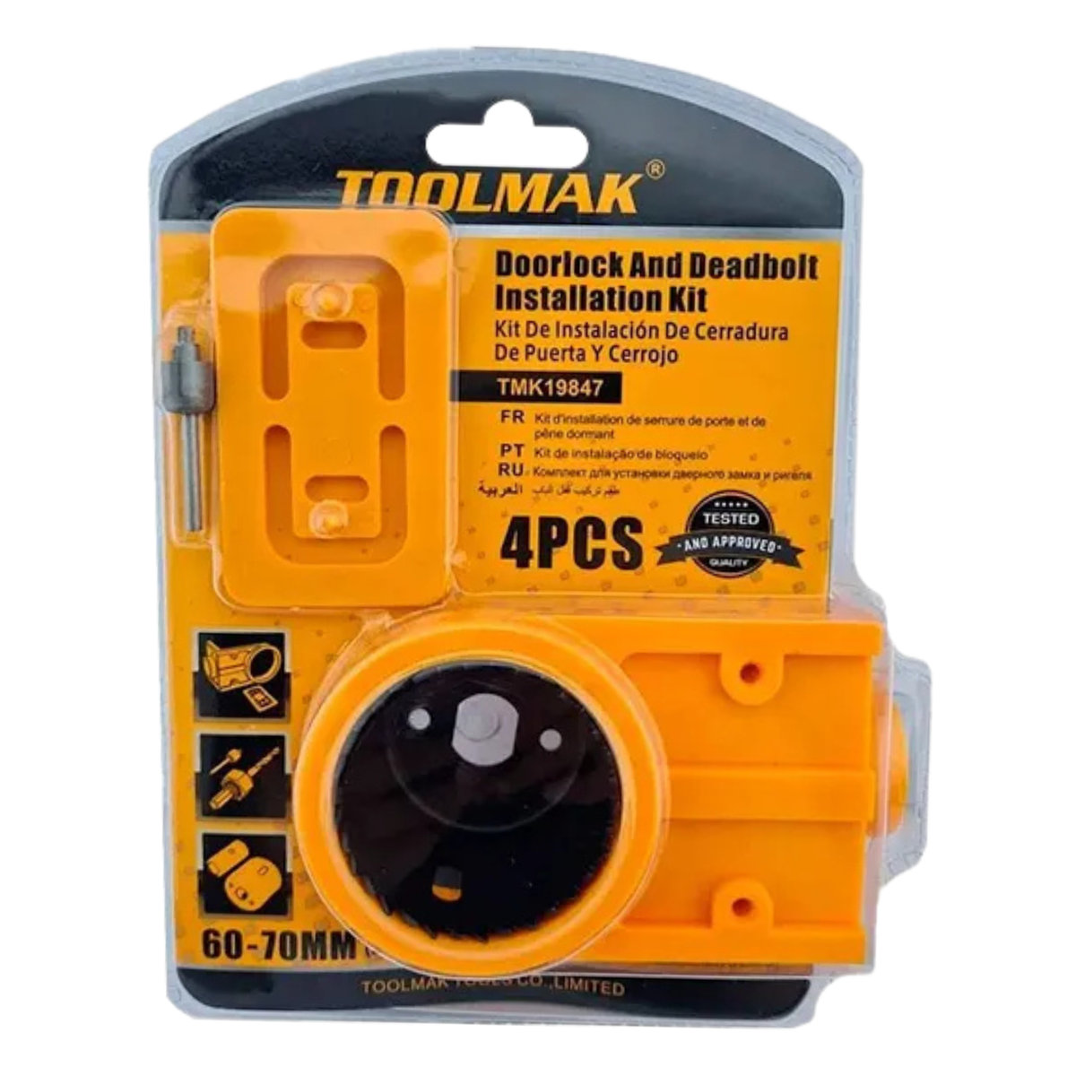 Kit Instalación de Cerradura Toolmak