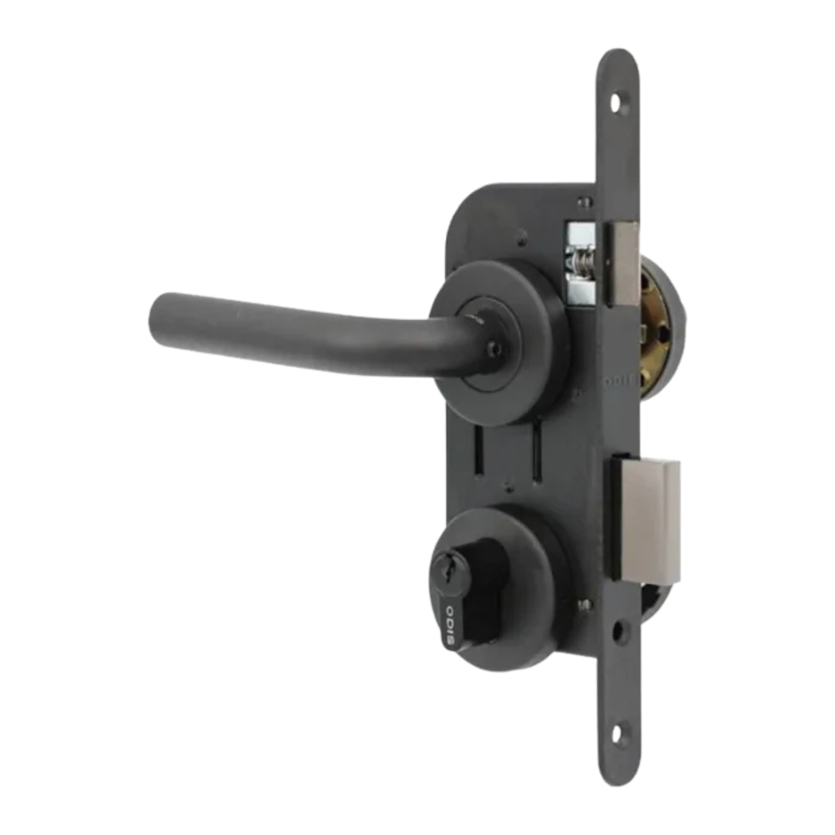 Cerradura 102 Baño Negra ODIS