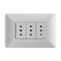Enchufe Triple Blanco 10A – STANFORD