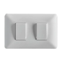 Interruptor Doble Blanco 10A – STANFORD