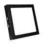 Panel LED Cuadrado Sobrepuesto 18W Negro - Luz Fría