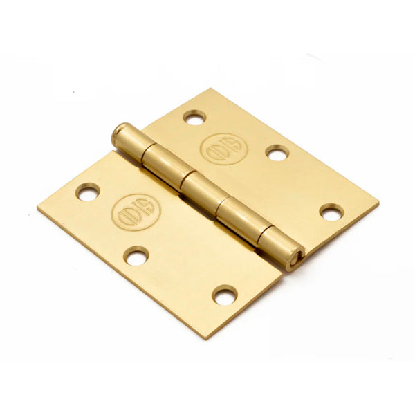 Pack 3 Bisagras Acero ODIS 3,5″ x 3,5″ x 2,0 mm – Bronce