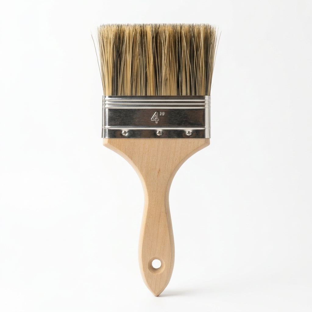 Brocha 4" Madera