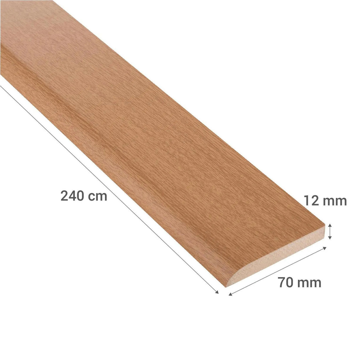 Guardapolvo Foliado Abedul – 12 × 70 mm x 2,40 m