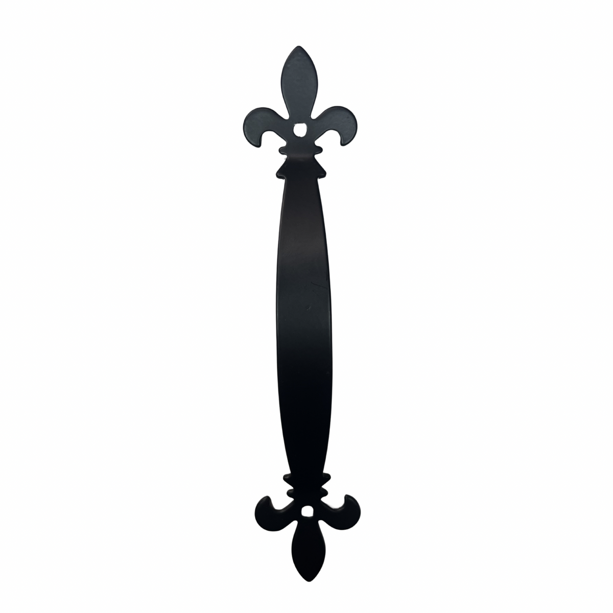 Manilla Tirador Decorativo Negro Flor