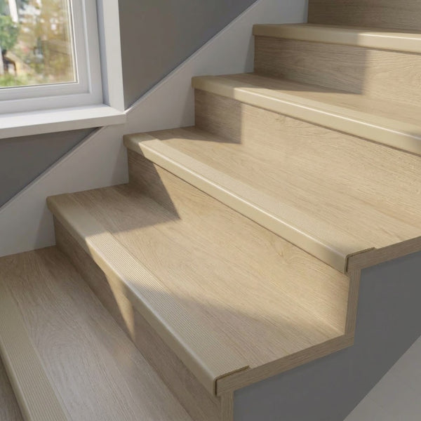 Nariz de Grada PVC Beige - 1 metro