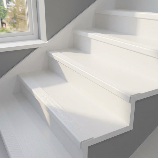 Nariz de Grada PVC Blanco - 1 metro