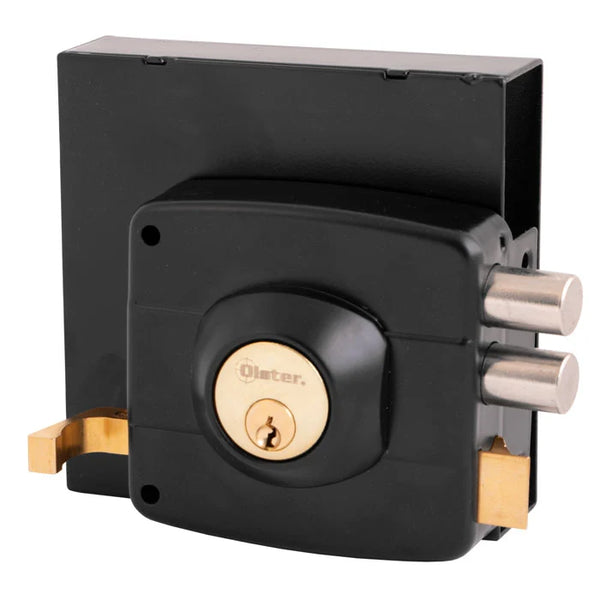 Cerradura Exterior Sobreponer Oister 111 Con Caja Metálica