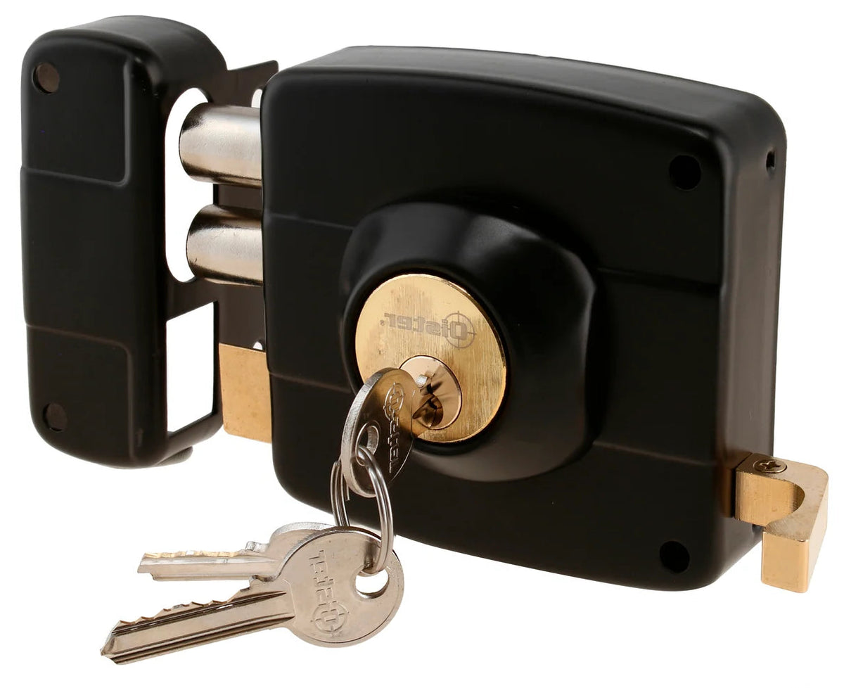 Cerradura Exterior Sobreponer Oister 111 Con Caja Metálica