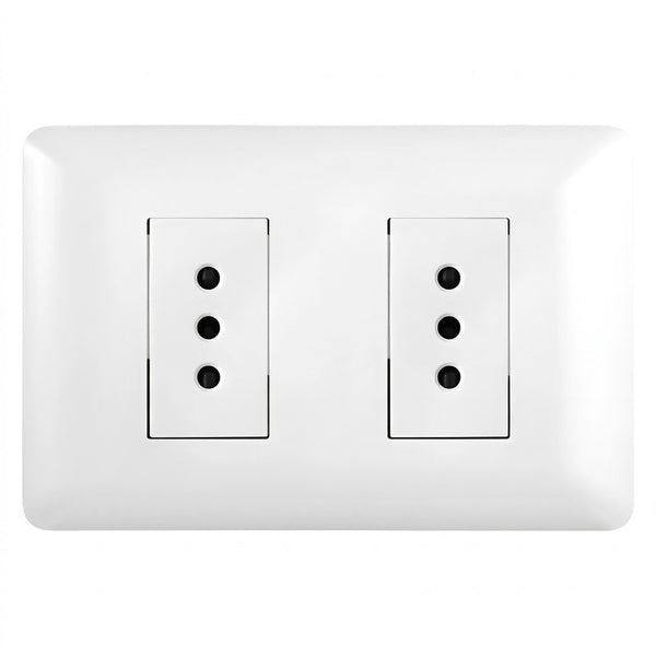 Enchufe Doble Blanco 10A – STANFORD
