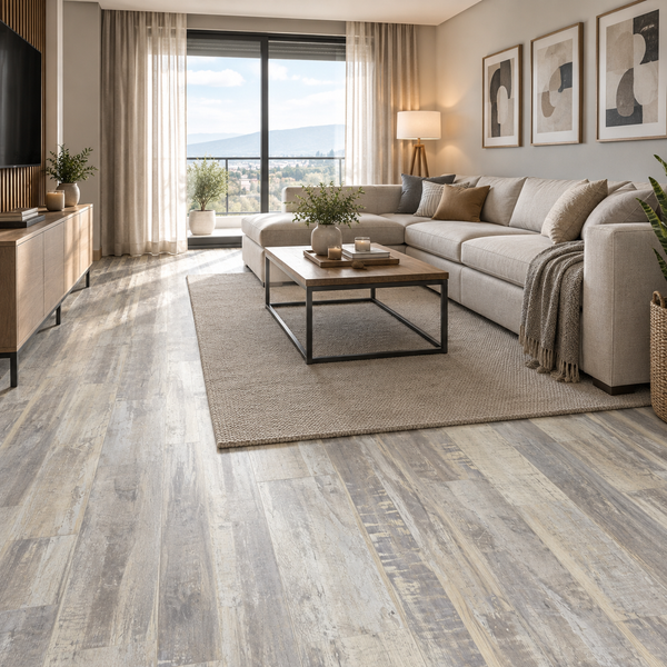 Piso Flotante Laminado 8mm Plata | Caja 1,95 m