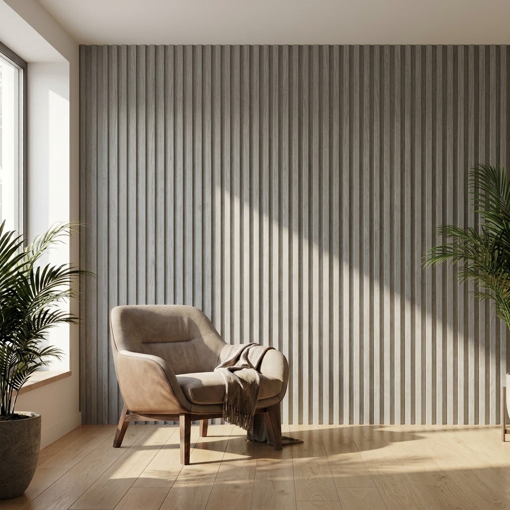 Wallpanel PVC 160x23mmx2.4mt - Gris