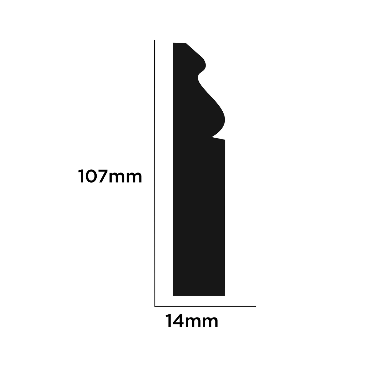 GUARDAPOLVO GP163 - MDF Prepintado