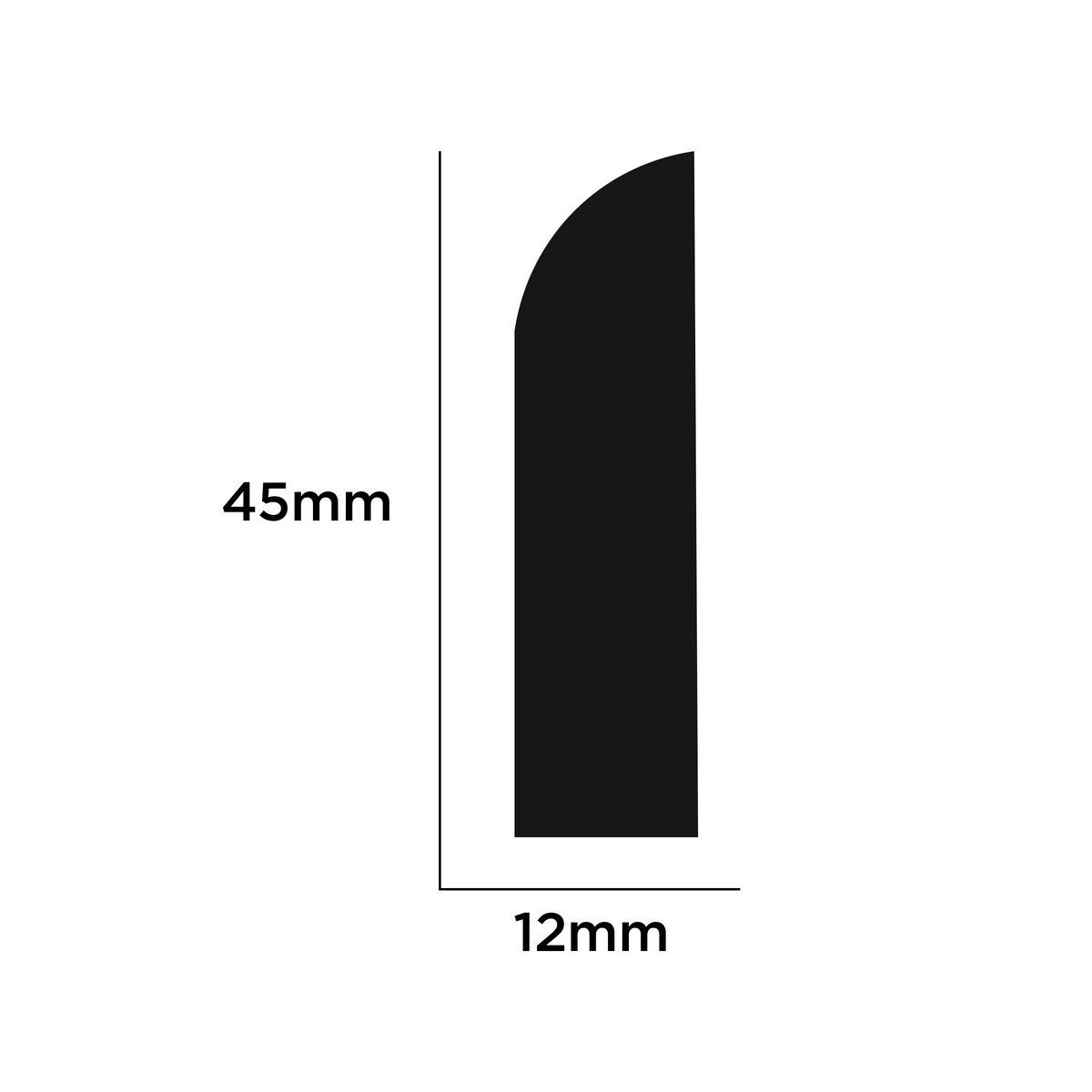 Guardapolvo Rodón GP18 - MDF Prepintado