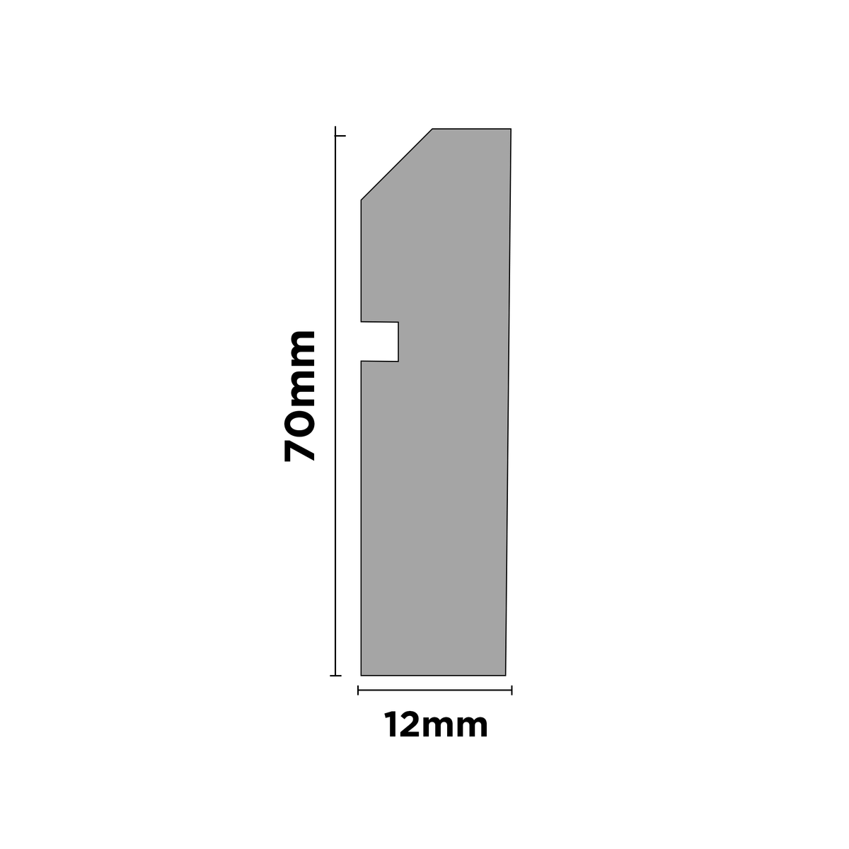 Guardapolvo Ranura GP21 MDF