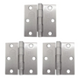 Pack 3 Bisagras de Acero ODIS 3″ x 3″ x 2,0 mm – Plata