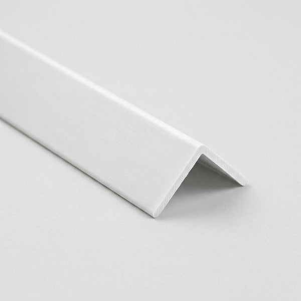 Ángulo PVC 25x25mm Blanco - 1 metro