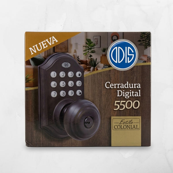 Cerradura Digital Con Pomo Odis 5500